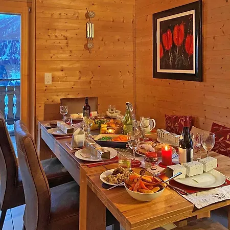 Mountain-view In With Terrace Chalet Heremence